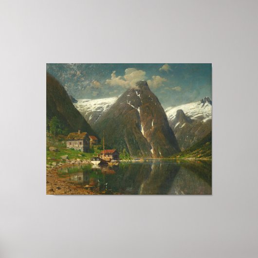 エセフィヨールデンのアデルスティーン・ノーマン・ムンケンガード・ガード キャンバスプリント (正面)