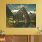 エセフィヨールデンのアデルスティーン・ノーマン・ムンケンガード・ガード キャンバスプリント (インサイチュ (リビング))