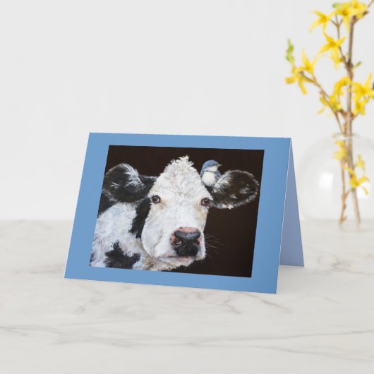 エセルとチャーチルのカード カード (黄色い花)