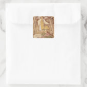 エゼキエルとエンジェルが聖杯を持っていた スクエアシール (バッグ)