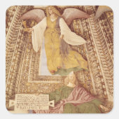 エゼキエルとエンジェルが聖杯を持っていた スクエアシール (正面)