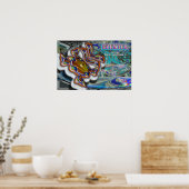 エゼキエルのホイールUFOまたは魔法キノコのポスター ポスター (キッチン)