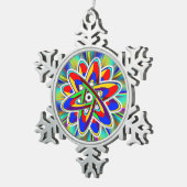 「エゼキエルの車輪」 スノーフレークピューターオーナメント (右)