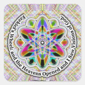 エゼキエルの車輪：神の幻影 スクエアシール (正面)