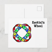 エゼキエルの車輪 (自由に書き換えてください) ポストカード (正面/裏面)