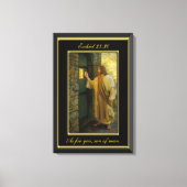 エゼキエル33:30あなたがたのために、人の子。 キャンバスプリント (正面)