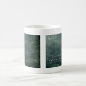 エゼキエル34:26には雨があ賛美る。 コーヒーマグカップ (中央)