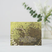 エゼキエル36:26は与え新しいハートを入れて ポストカード (スタンド正面)