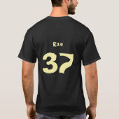 エゼキエル37バイブル・バース・ブラック Tシャツ (裏面)