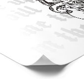 エゼキエル37ボーンズキャンバス軍 ポスター (角)