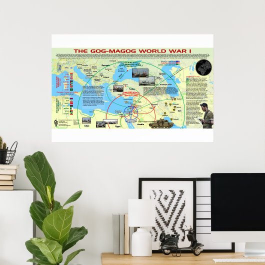 エゼキエル38戦争1 ポスター (ホームオフィス)