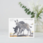 エゼルNo. 01 *エゼル・ポストカルテン*ロバ・ポストカード ポストカード (スタンド正面)