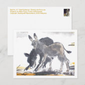 エゼルNo. 01 *エゼル・ポストカルテン*ロバ・ポストカード ポストカード (正面/裏面)