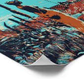 エゼ地中海のヴィレッジコートダジュール ポスター (角)