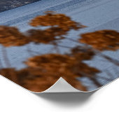 エソプスメドウス灯台の冬の景色 ポスター (角)