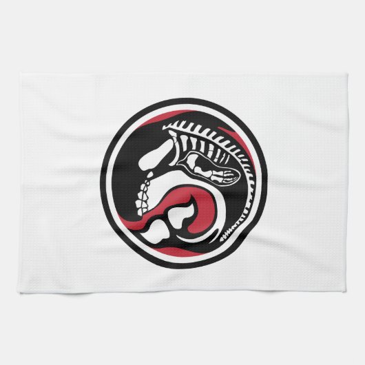 エゾクジラ キッチンタオル (横)