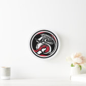 エゾクジラ ラウンド壁時計 (ホーム)