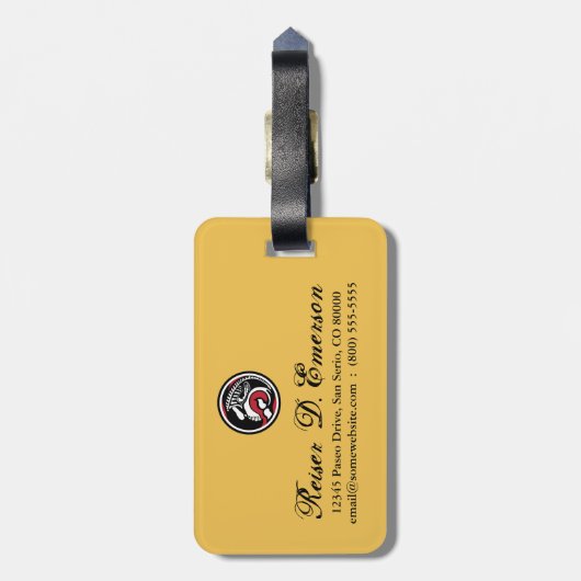 エゾクジラ ラゲッジタグ (裏面縦)