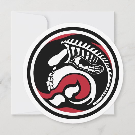 エゾクジラ 招待状 (正面)