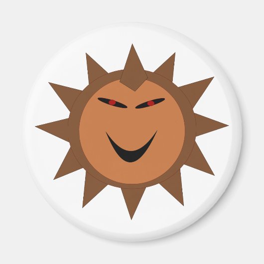 エゾーチホッグかわいいゴシックハロウィーンマグネット マグネット (正面)