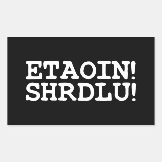 エタオイン!シュルルー! 長方形シール (正面)
