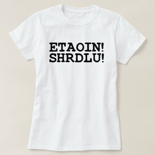 エタオイン！シュルルー！ Tシャツ (デザイン正面)