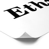 エタノールMSDS警告のシンボルポスター ポスター (角)