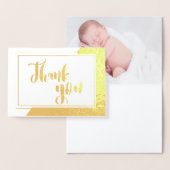 エタリックゴールドフォイル「ありがとう」バプティスカード 箔カード (ディスプレー)