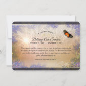 エターナルガーデン悔やみや弔慰サンキューカード 招待状 (裏面)