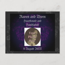 エターナルハンドファステ結婚ィング/ズスイートパープル2 招待状