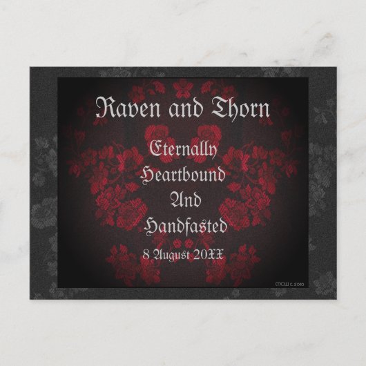 エターナルハンドフェスト/結婚ズスイート インビテーションポストカード (正面)