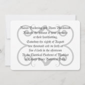 エターナルハンドフェスト/結婚ズ星形五角形グリーンステ 招待状 (裏面)