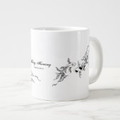 エターナルフローコイアート ジャンボコーヒーマグカップ (正面右)