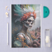 エターナルプリンセスウォリアー先住民アメリカンスカル 薄葉紙 (クラフト)