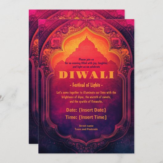 エターナルライト招待状 招待状 (正面/裏面)