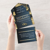 エターナルラブ招待状 オールインワン招待状 (貼ってはがせる)