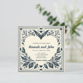 エターナル開花結婚式招待状 招待状 (スタンド正面)