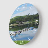 エダーゼブクトベイシャイド ラージ壁時計 (傾斜)