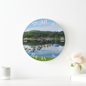 エダーゼブクトベイシャイド ラージ壁時計 (ホーム)