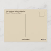 エチオピアで4つのラクダで塩分を収穫 ポストカード (裏面)