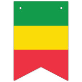 エチオピアとアメリカの国旗を並べて バンティングフラッグ (第1の旗)