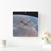 エチオピアと紅海の一部 スクエア壁時計 (ホーム)