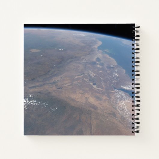 エチオピアと紅海の一部 ノートブック (裏面)