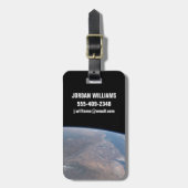 エチオピアと紅海の一部 ラゲッジタグ (正面縦)