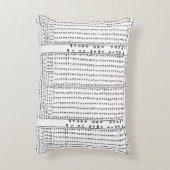 エチオピアのアムハラ語のアルファベットのGe'ezのアクセントの枕 アクセントクッション (裏面(縦))