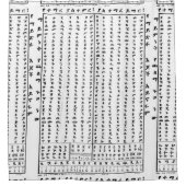 エチオピアのアムハラ語のアルファベットのGe'ezフィデルポスターショー シャワーカーテン (正面)