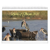 エチオピアのカレンダーの鳥 カレンダー (カバー)