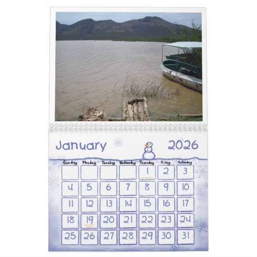 エチオピアのカレンダー カレンダー (1月 2026)