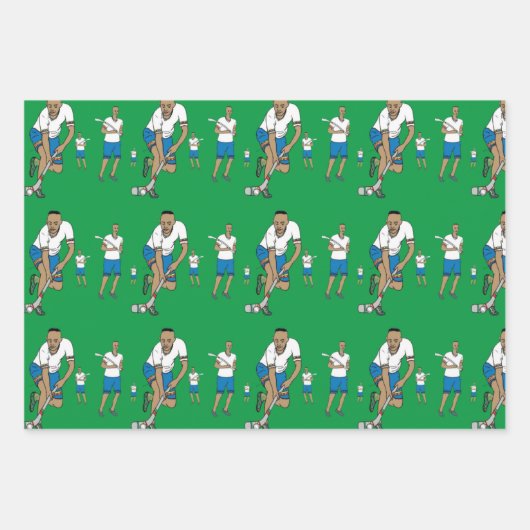 エチオピアのクリスマス|Yegena chewataラッピング紙 ラッピングペーパーシート (正面3)