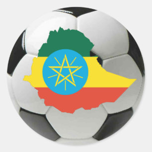 エチオピアのサッカー ラウンドシール